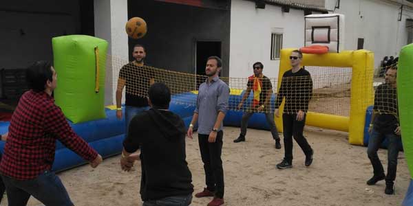 Volleyball Hinchable humor amarillo